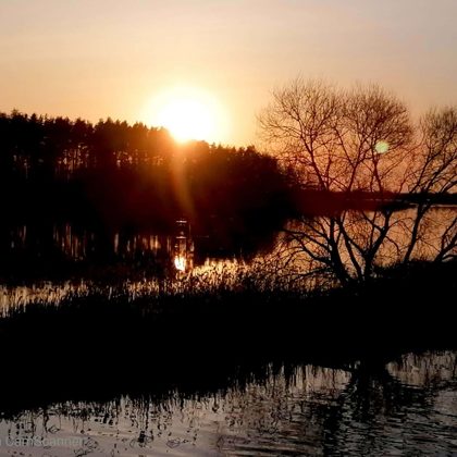 Sunset in reflections, Author: Alvils Hincs